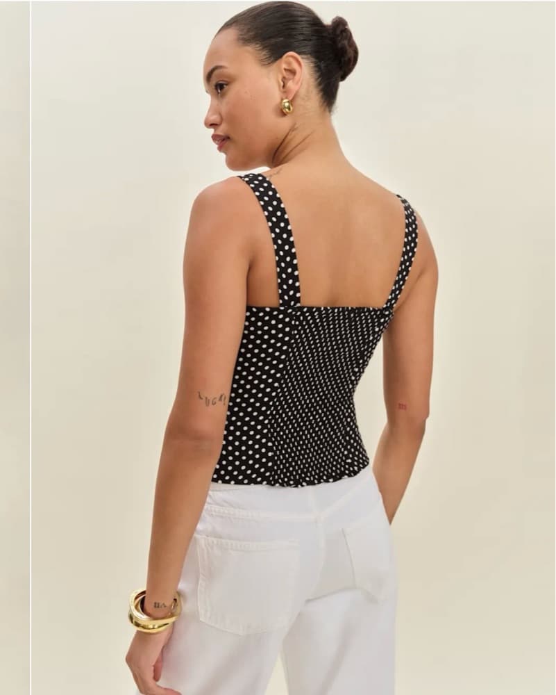 Reformation Sweetheart Neckline top - Image 3