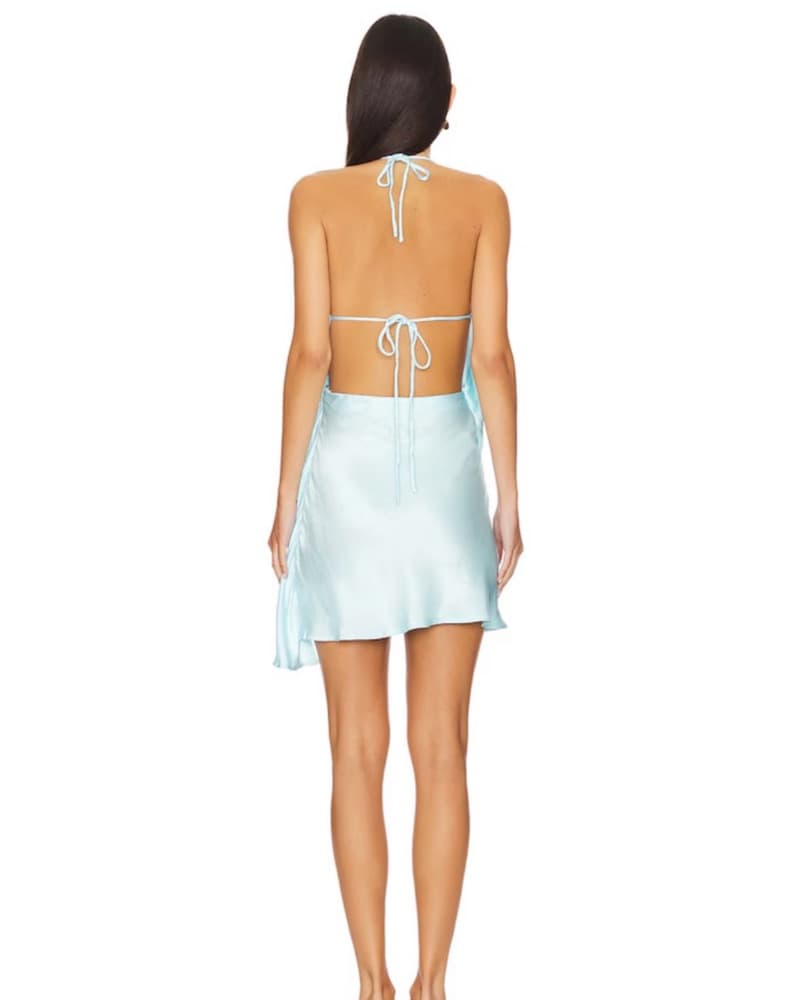 Rosita Mini Dress In Fresh Mint  - Image 2