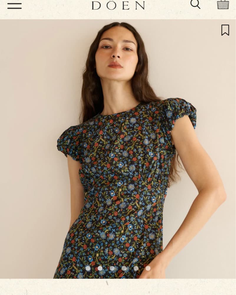 Doen Rhodia Dress In Prairie  - Image 2