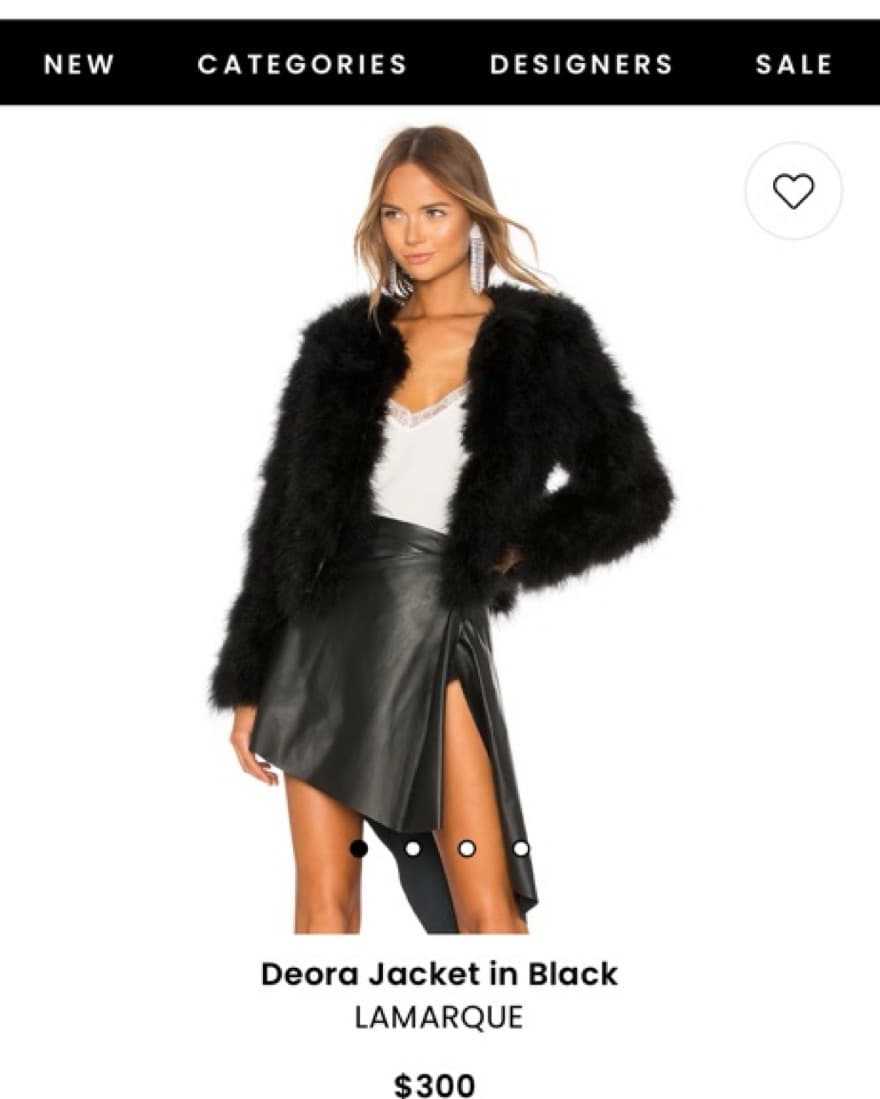 Mylamarque Black Feather Coat - Image 4