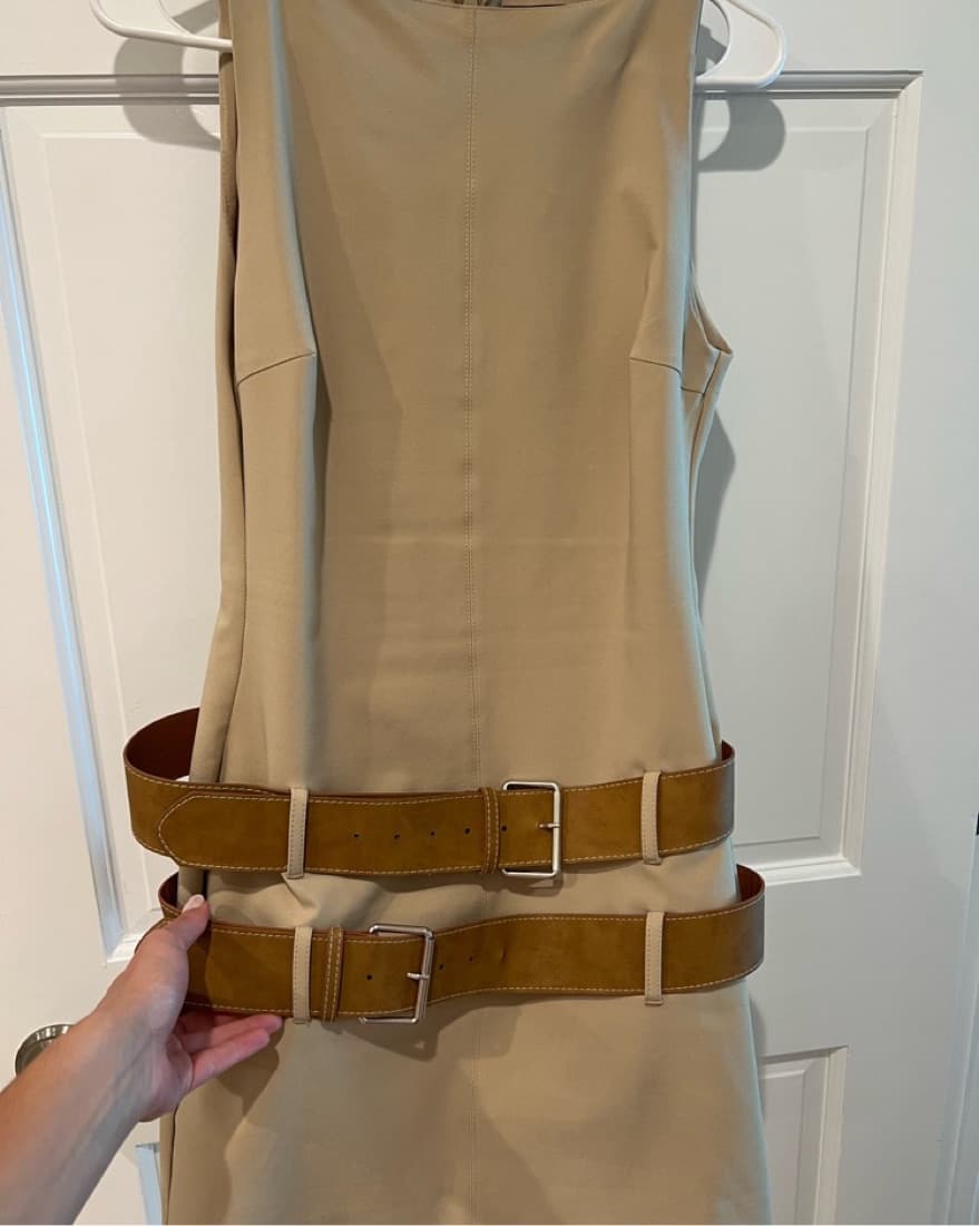 Miu Miu dupe Belted Dress  - Image 3