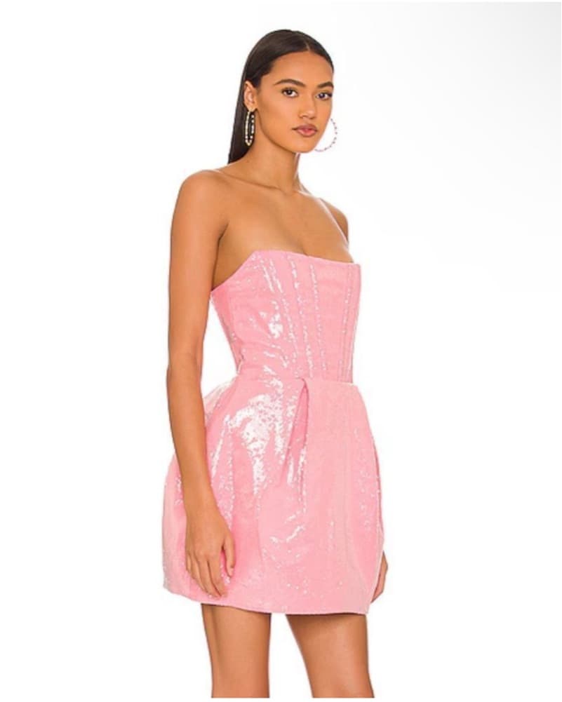Bronx And Banco Pink Sequins Dress - Image 2