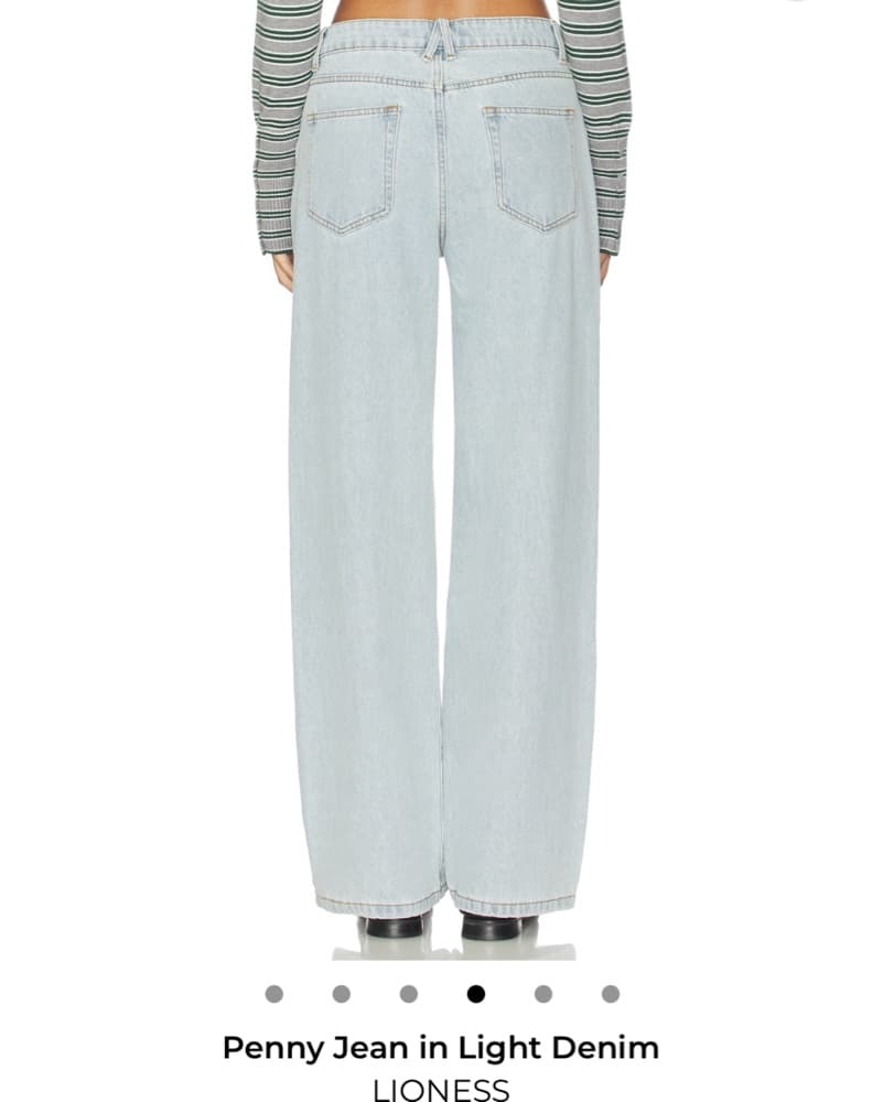 LIONESS Button Jeans - Image 3