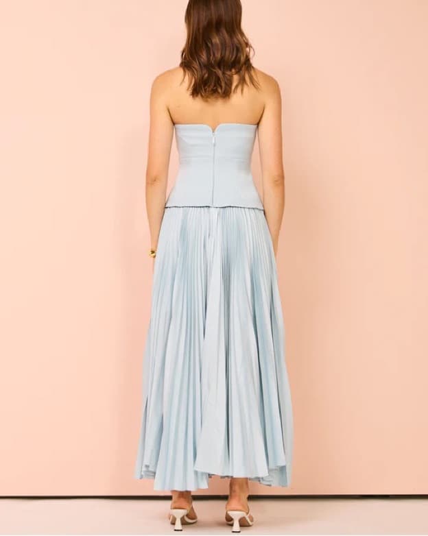 Acler Avonlea Blue Corset Dress - Image 5