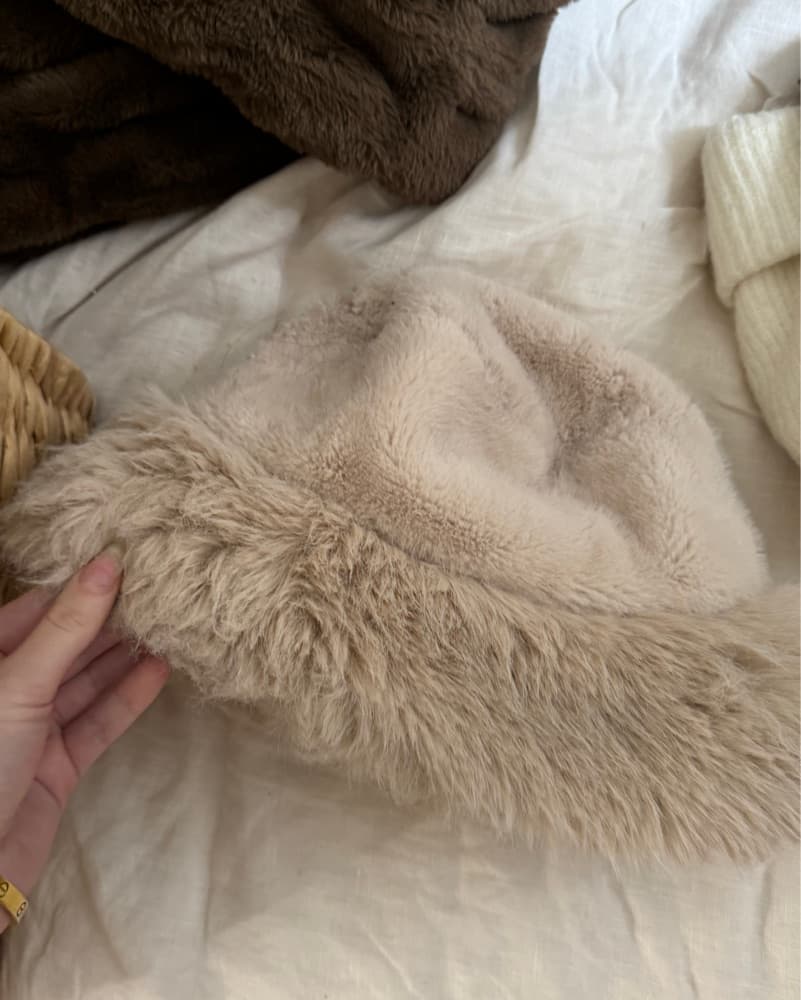 Tan Fur Hat  - Image 1