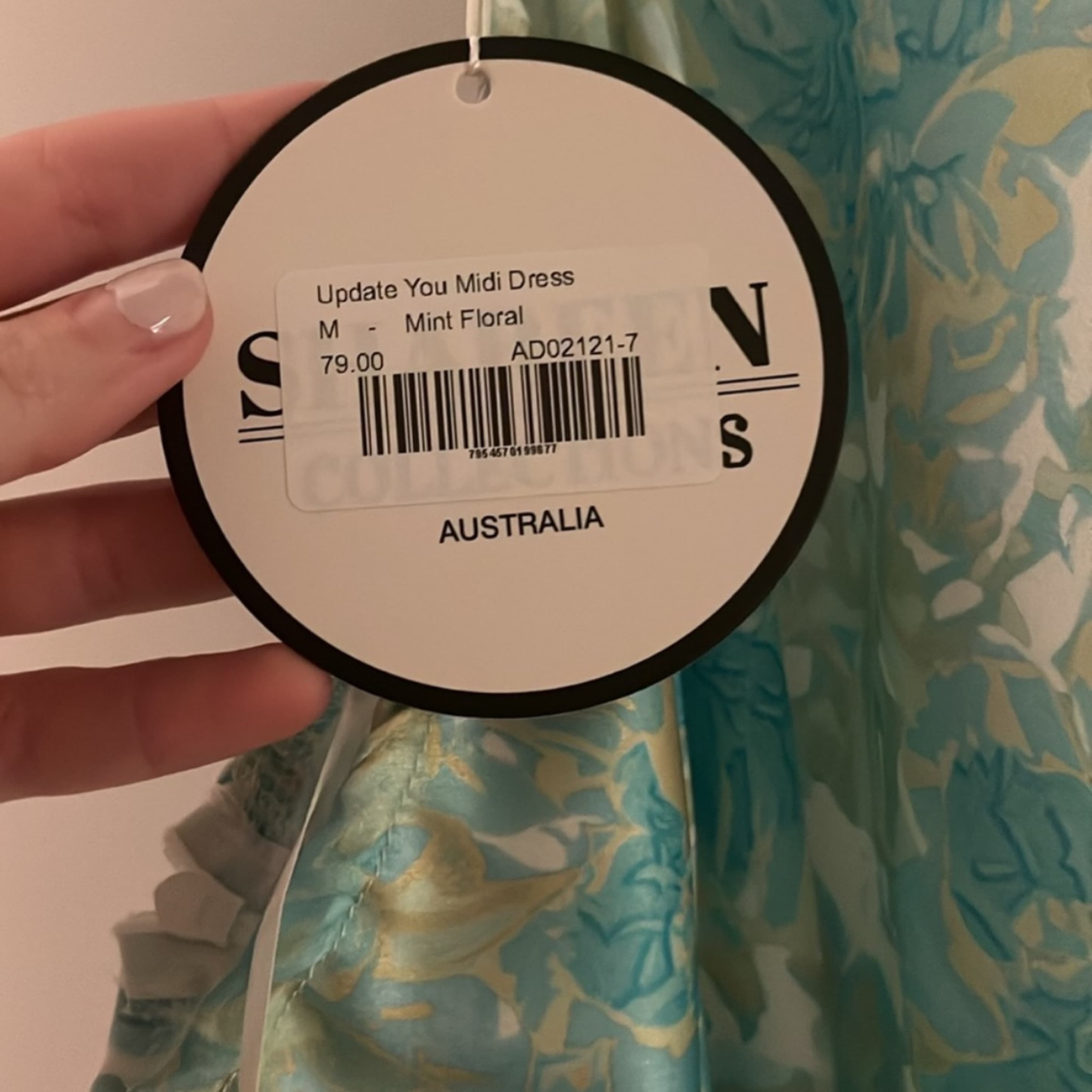 Update You Midi Dress GreenBlue Cut Out  - Image 3