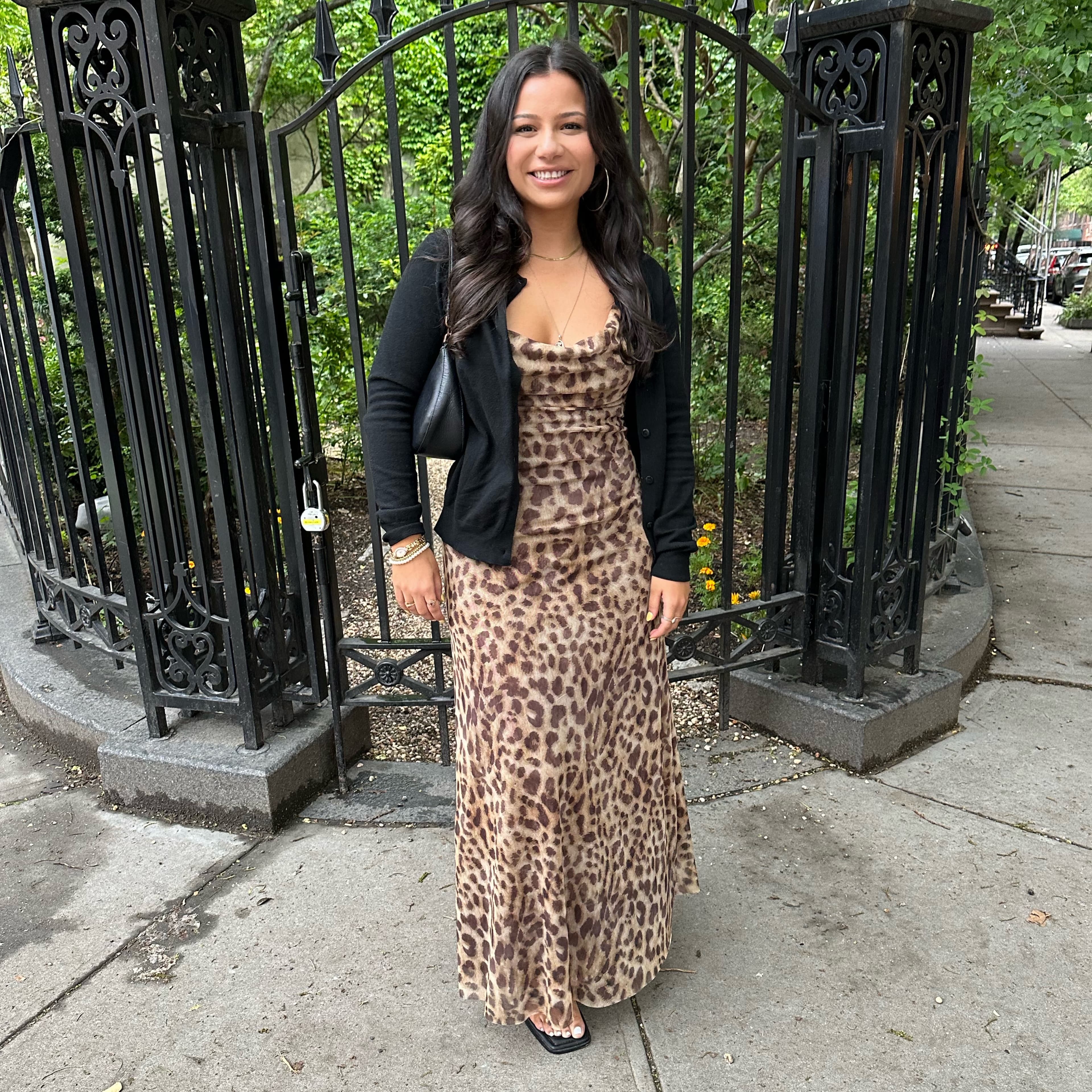 Zara Leopard print maxi dress - Image 1