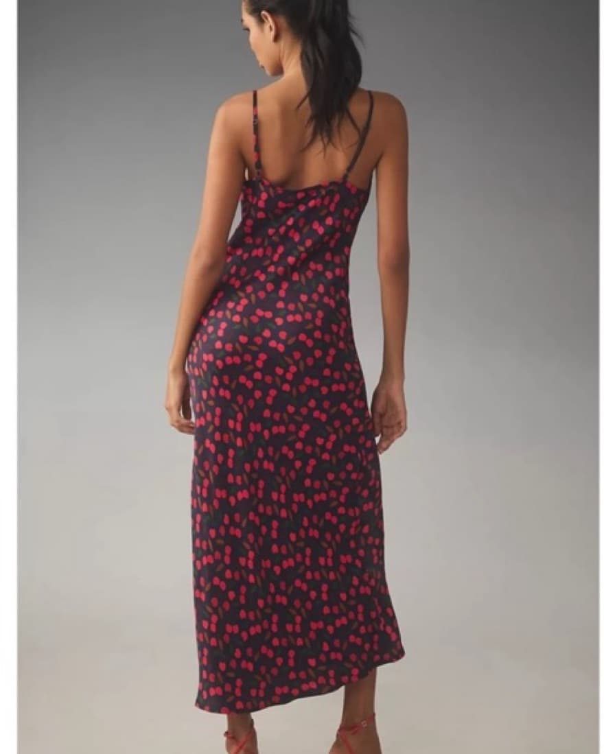 Cherry Midi Slip Dress  - Image 2