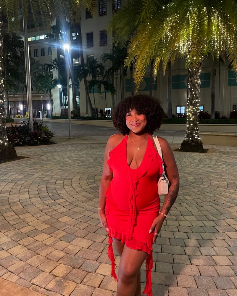 Red Flirty Dress - Image 2