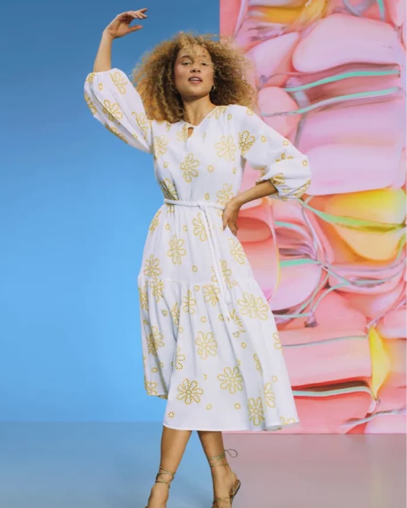 Alexis For Target Floral Midi Dress - Image 3