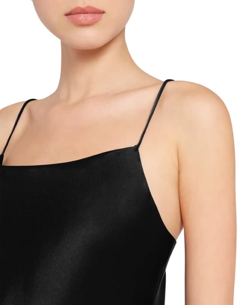 Alice + Olivia Black Slip Mini Dress - Image 2