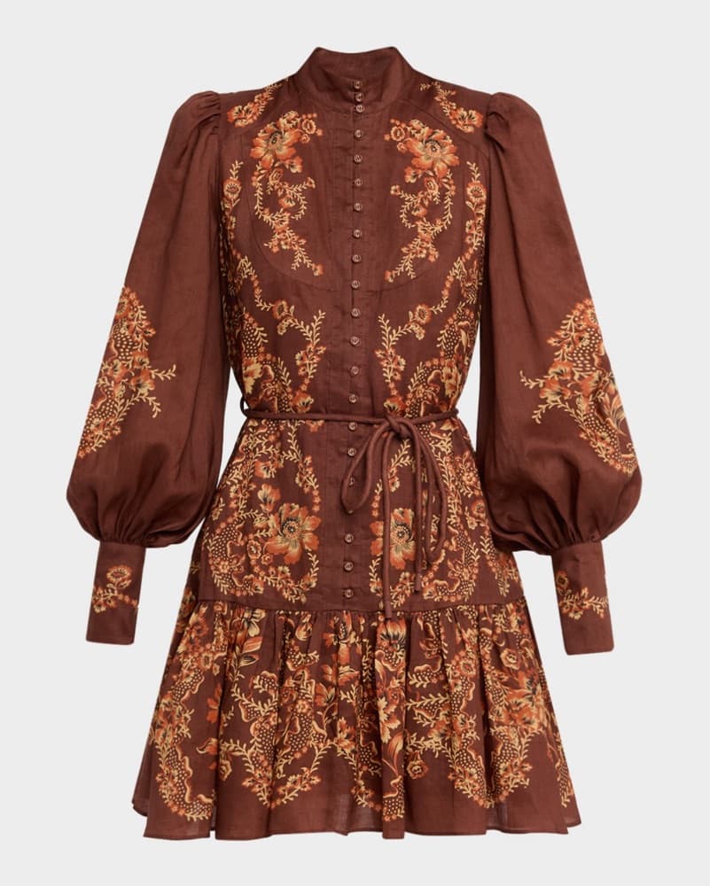 Alemais Seraphina Belted Mini Shirtdress - Image 3
