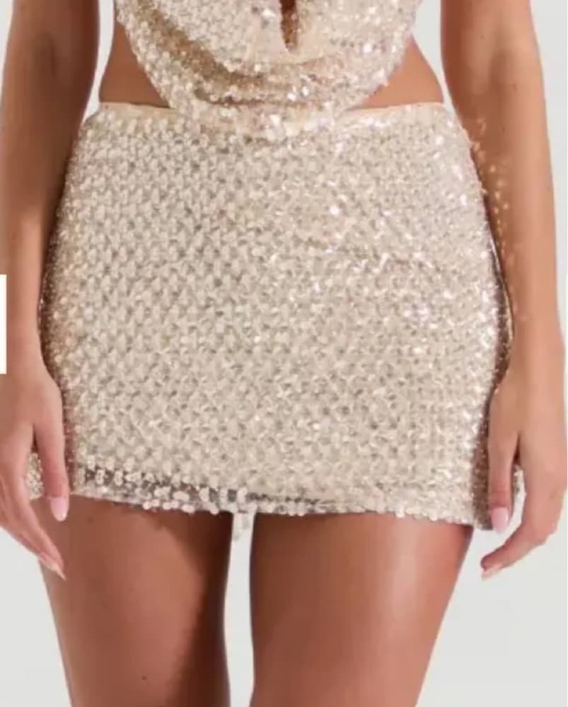 Sydney Lane Sequin Mini Skirt  - Image 1