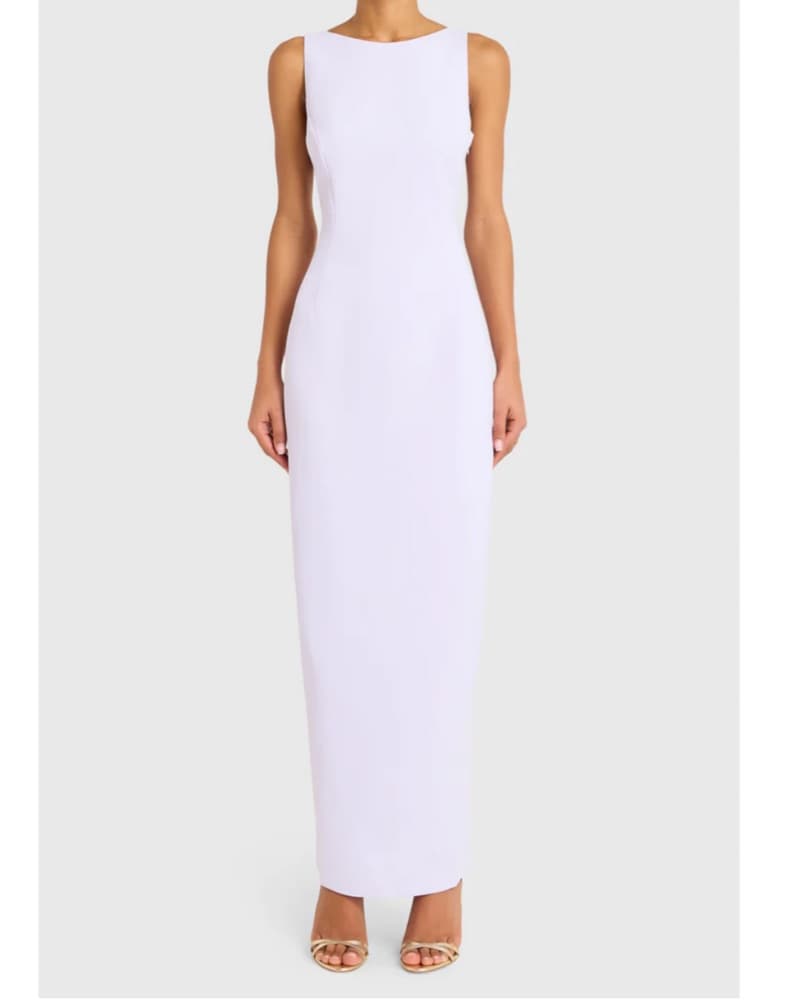Elegant Lavender Maxi Dress - Image 1