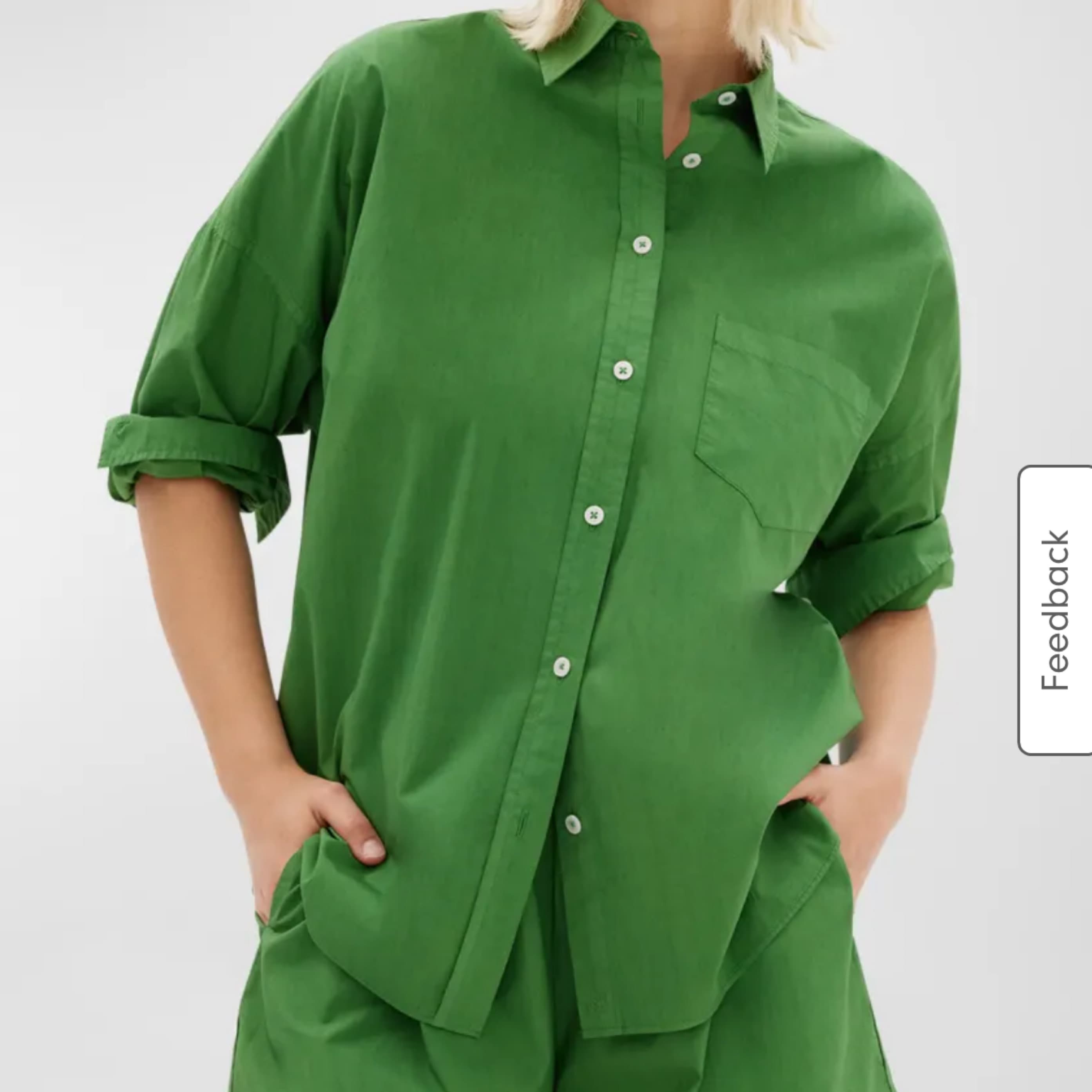Green Shirt And Short Set - Image 3