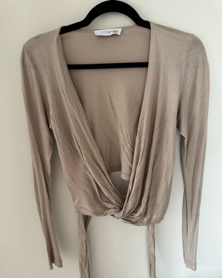 Intermix Cropped Long Sleeve - Image 1