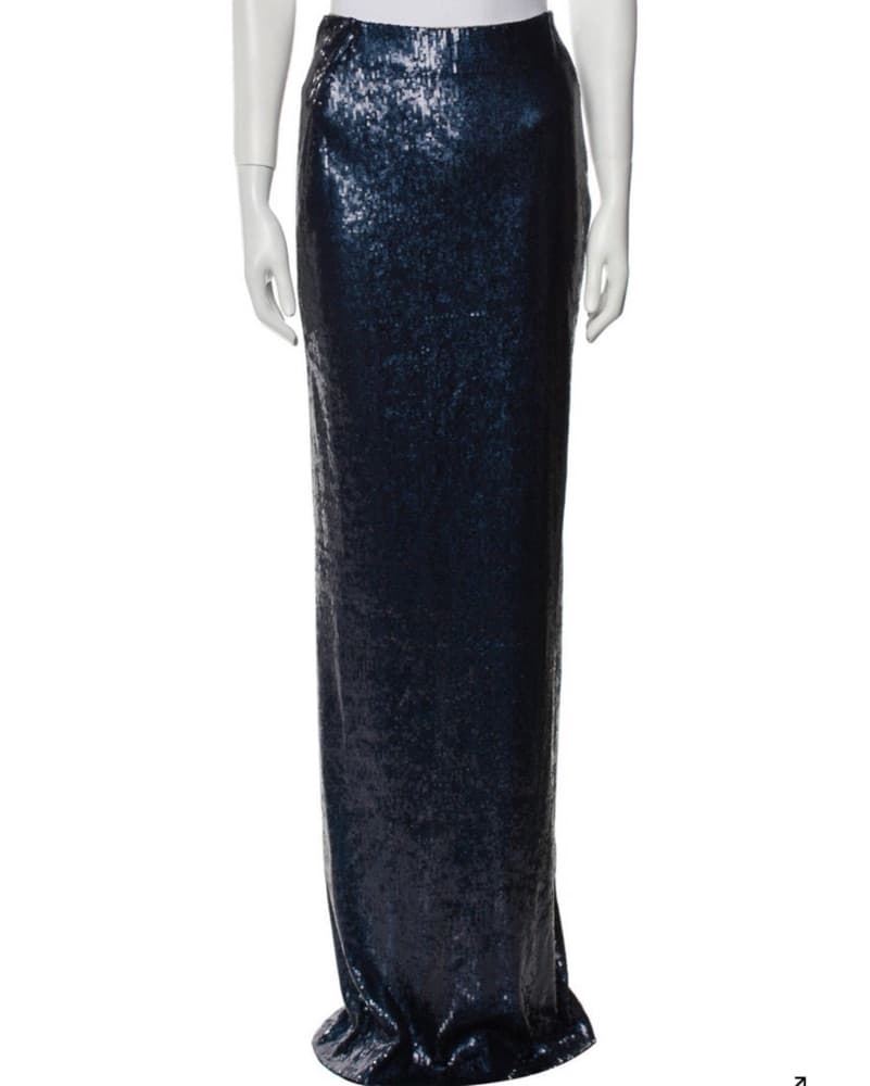 Donna Karan Midnight Blue Long Skirt - Image 4