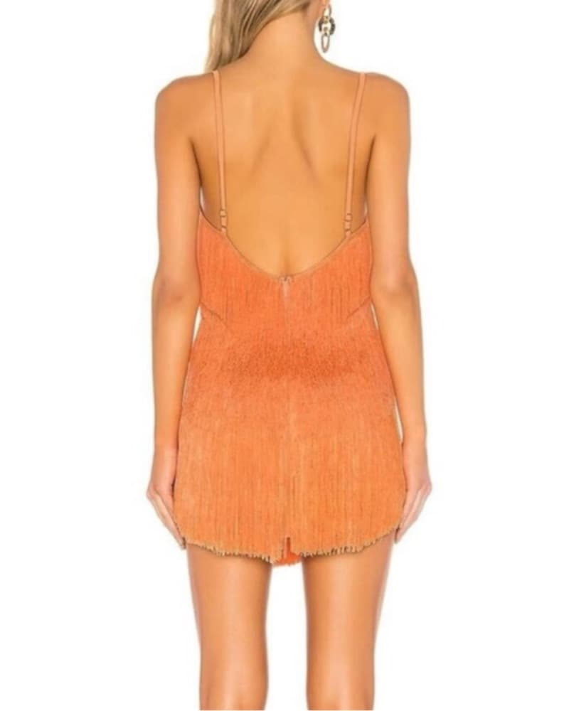 NBD Fringe Mini Dress - Image 3