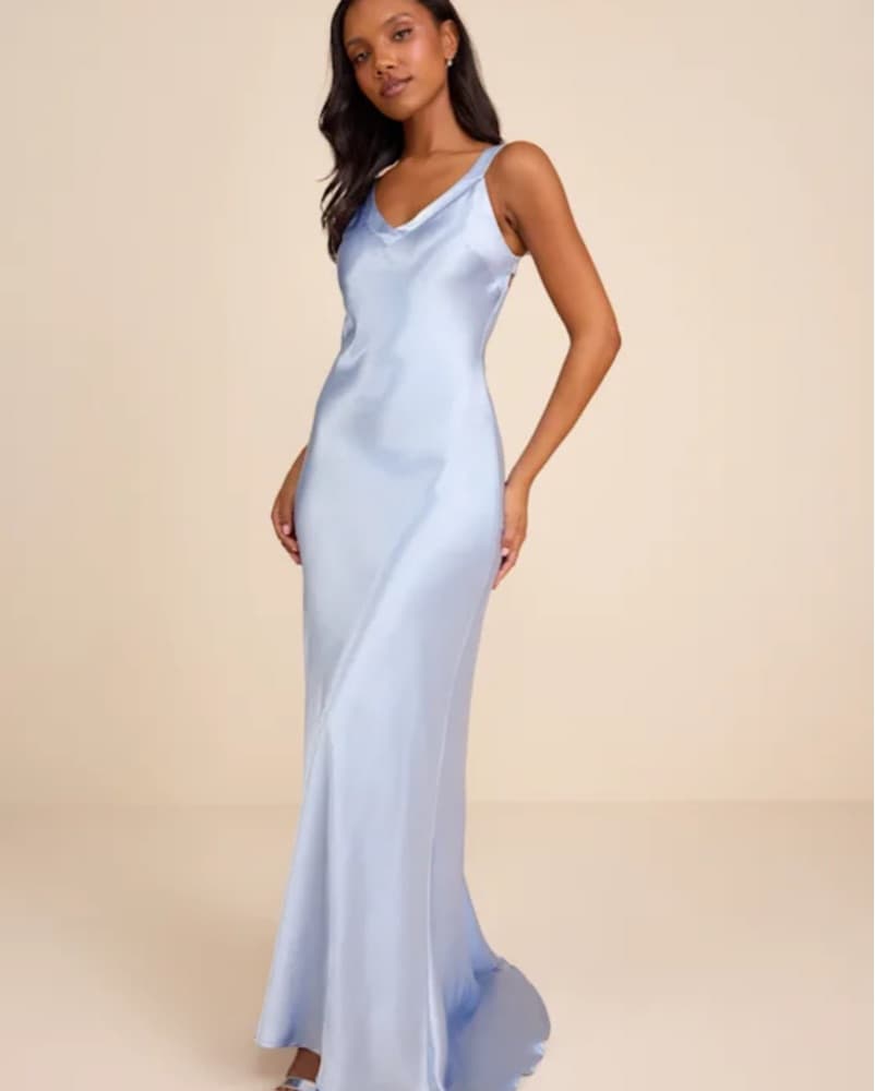 Elegant Satin Slip Dress - Image 4