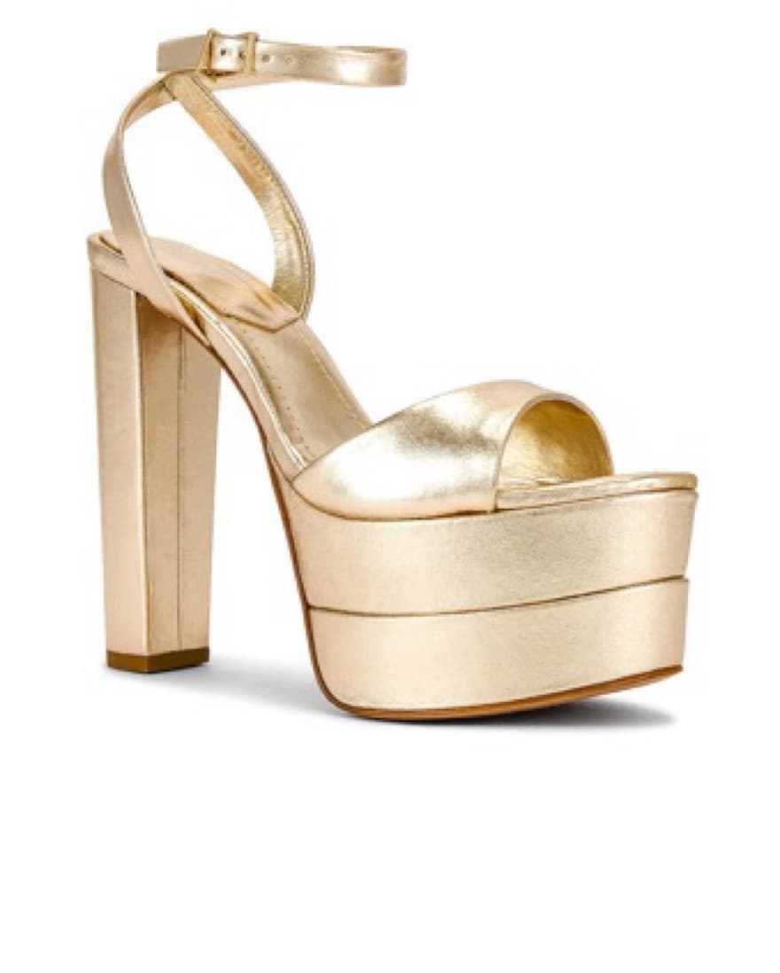 Schutz Gold Heels Size 9 - Image 2
