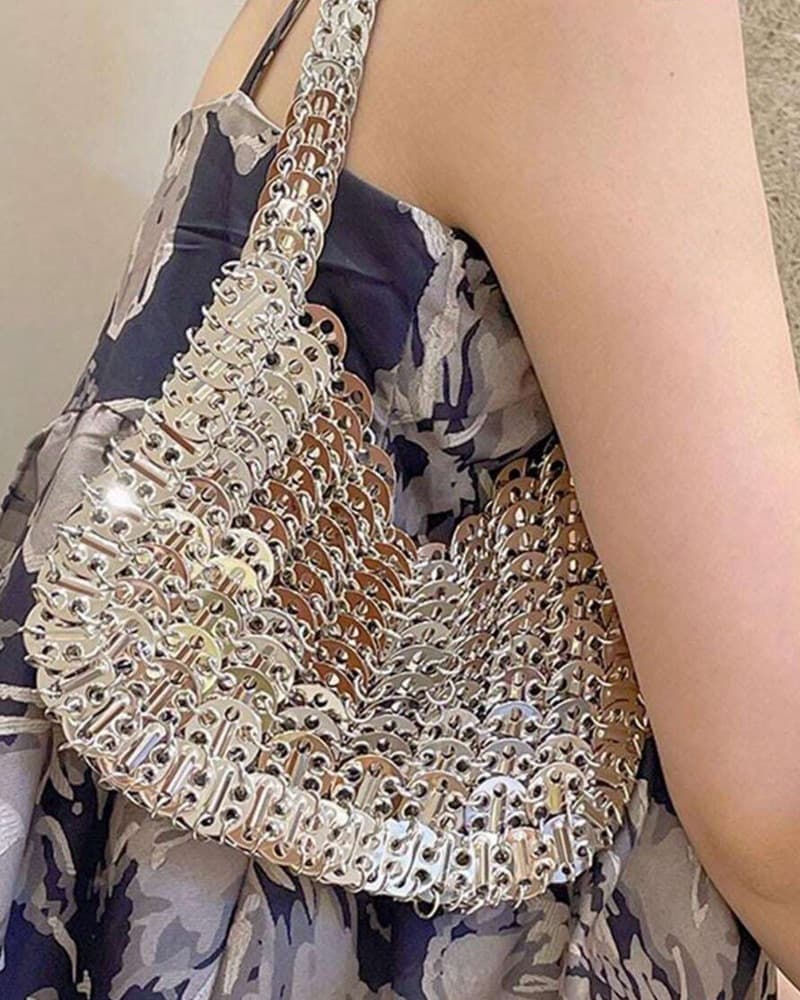 Metal Sequin Bag  - Image 1
