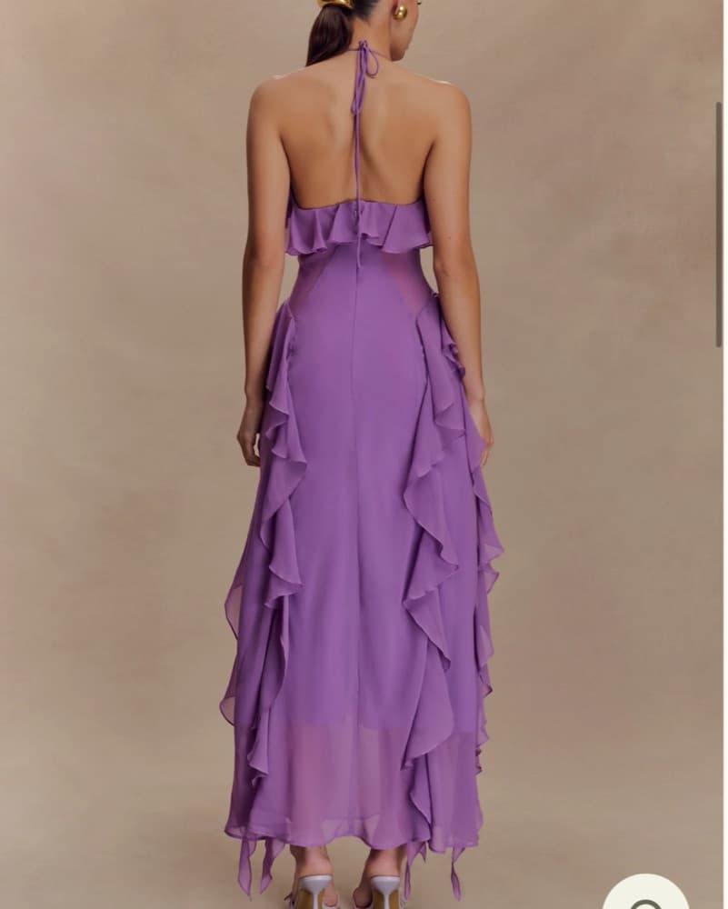 Chiffon Ruffle Dress  - Image 4