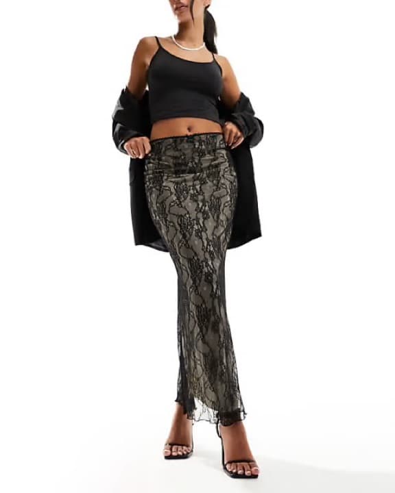 ASOS Lace Maxi Skirt - Image 2