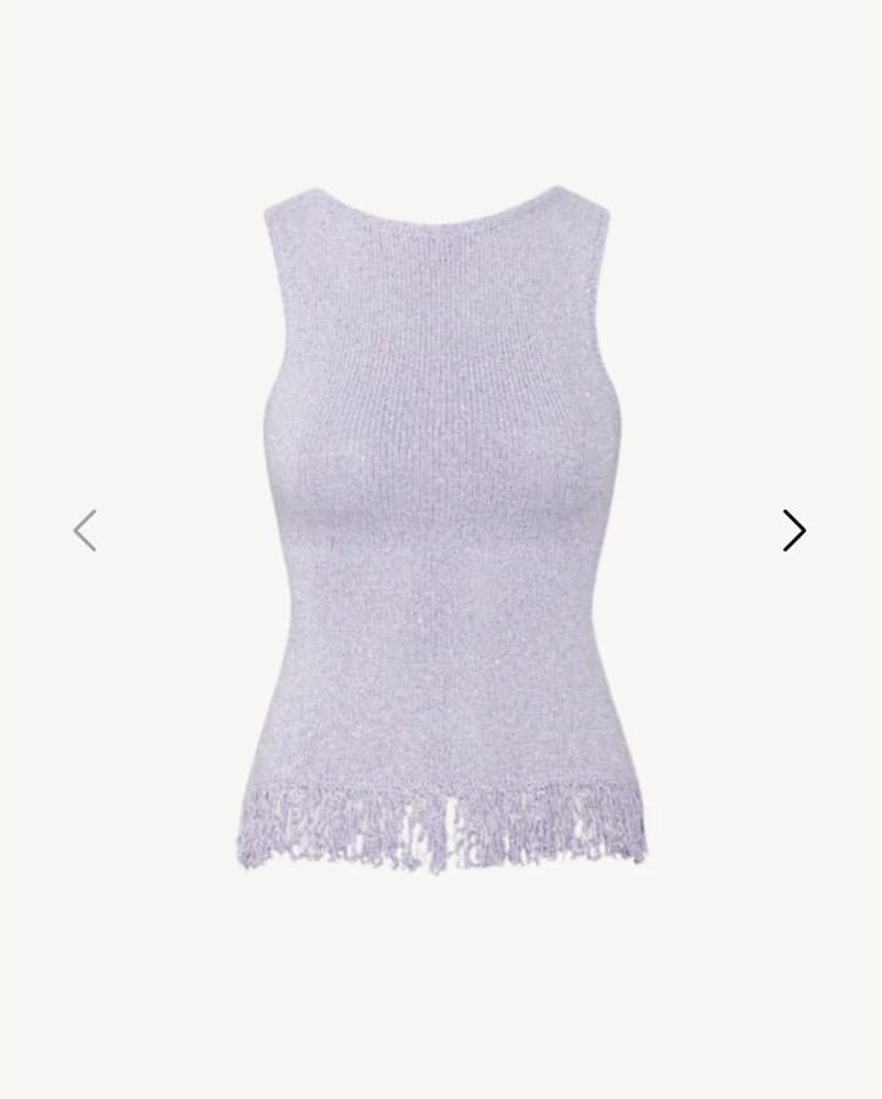 Asta Resort Lavender Sequin Fringe Set - Image 3