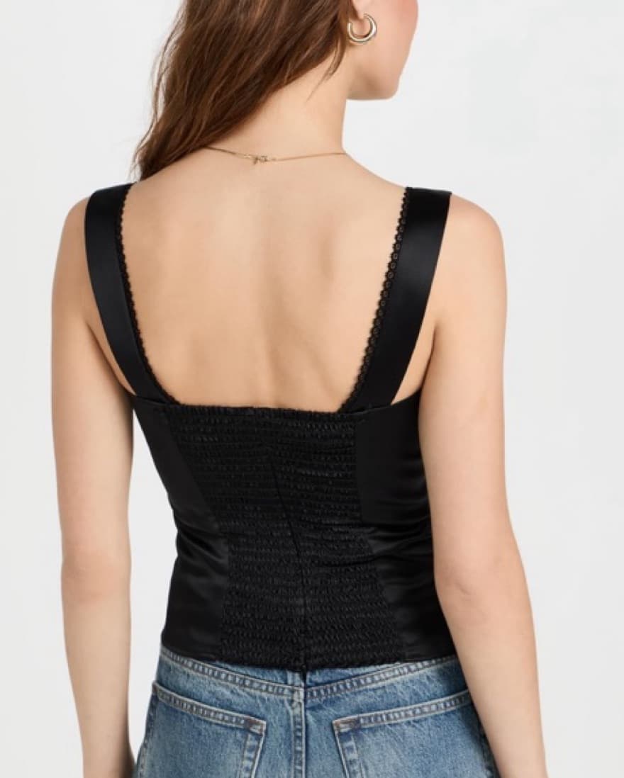 Reformation Tagliatelle Silk Top - Image 3