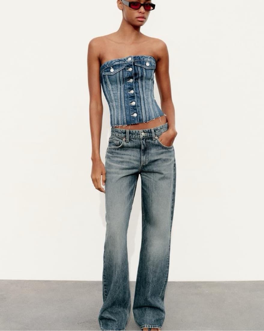 Denim Corset - Image 1