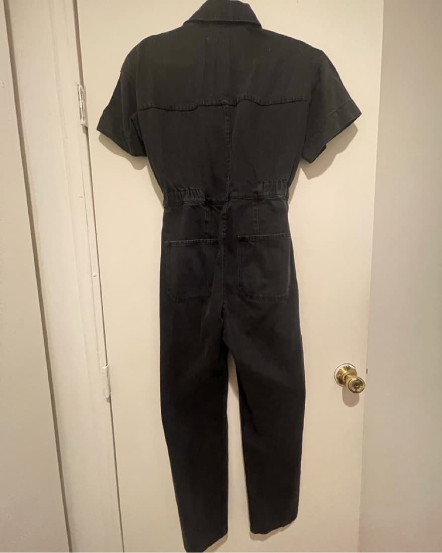 FREE PEOPLE Denim Marci Jumpsuit - Image 4