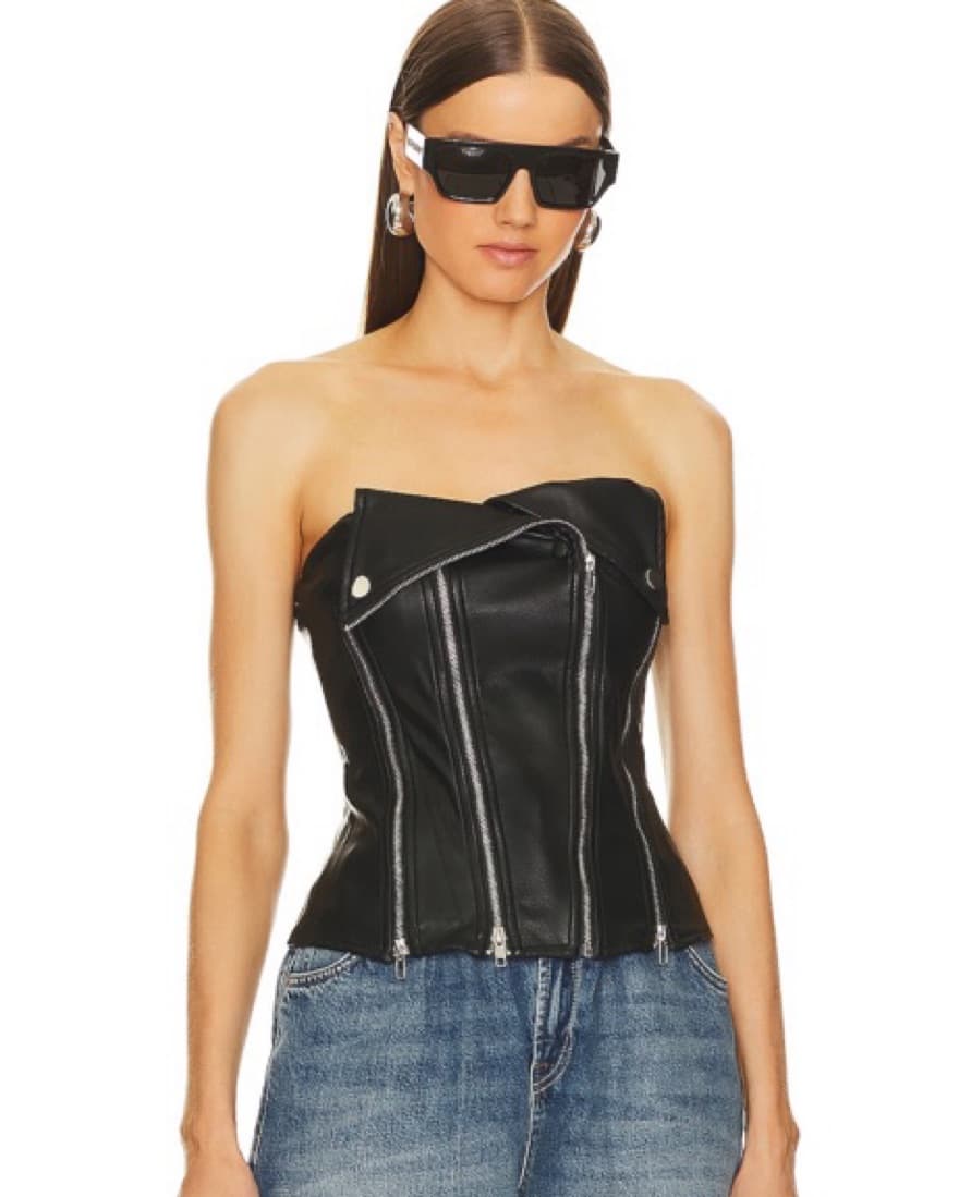 X Bridget Dani Faiz Leather Corset  - Image 1