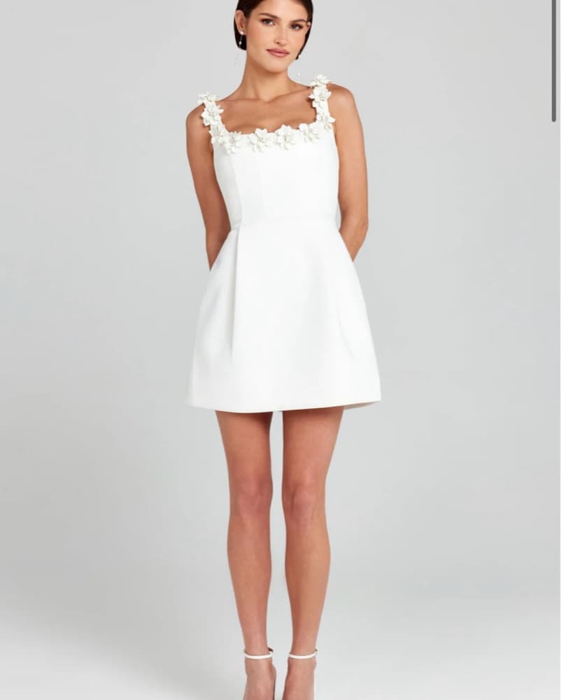 Nadine Merabi Cindy White Dress - Image 1