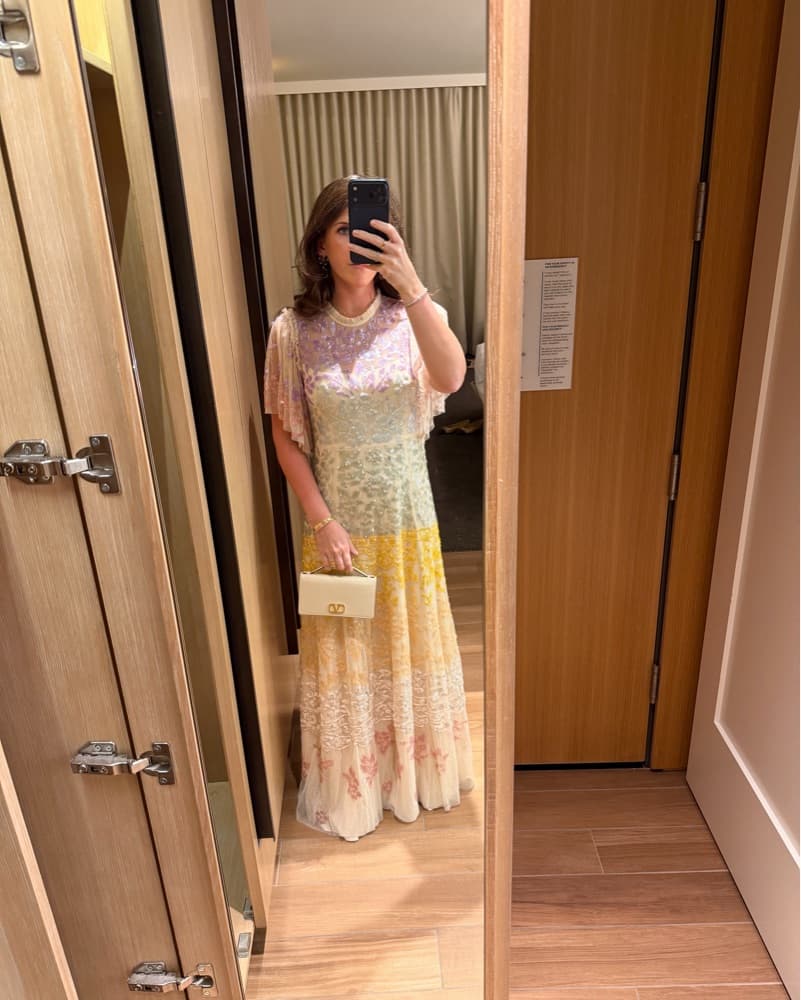 Needle & Thread Pastel Sequin Gown - Image 2