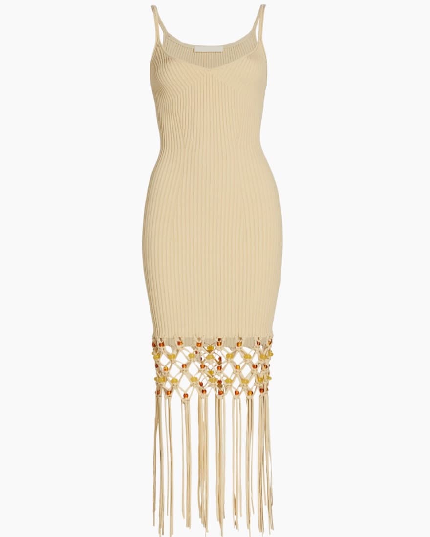 Simkhai Diana Beaded Dress - Image 1