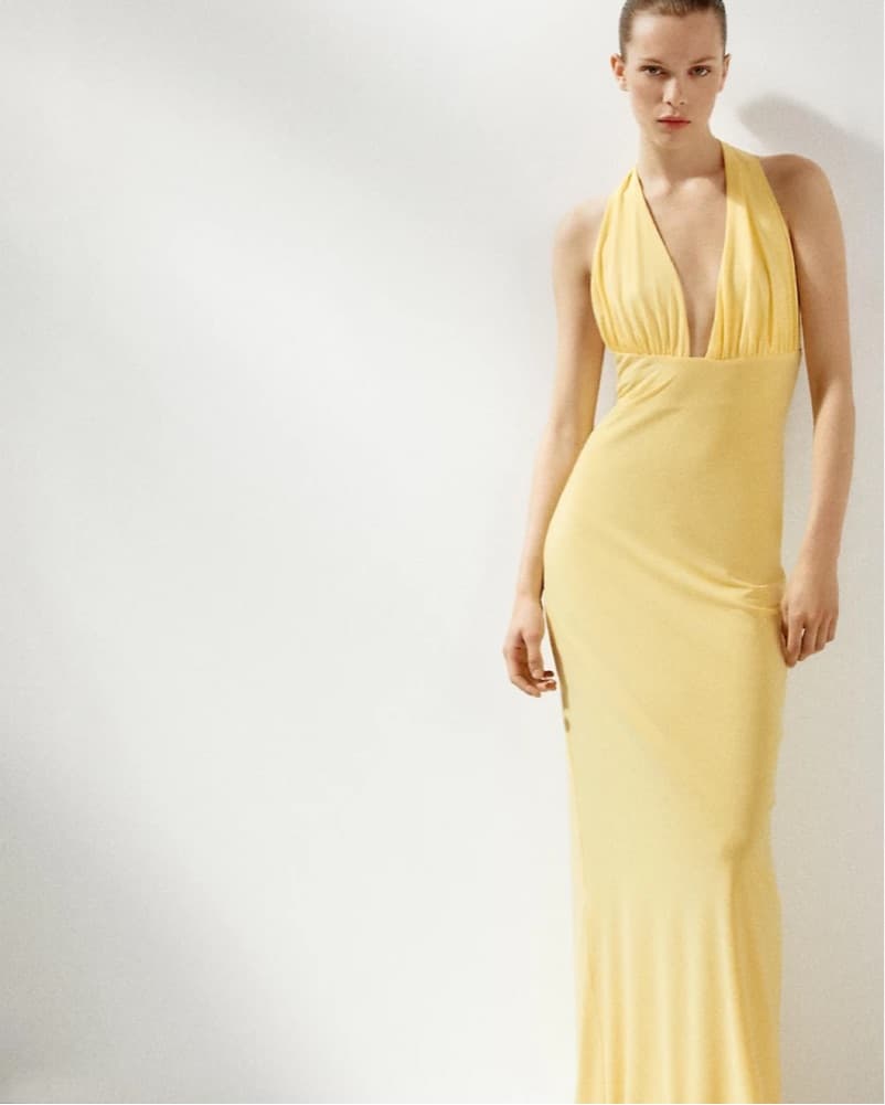 Zara Open Back Halter Dress - Image 2