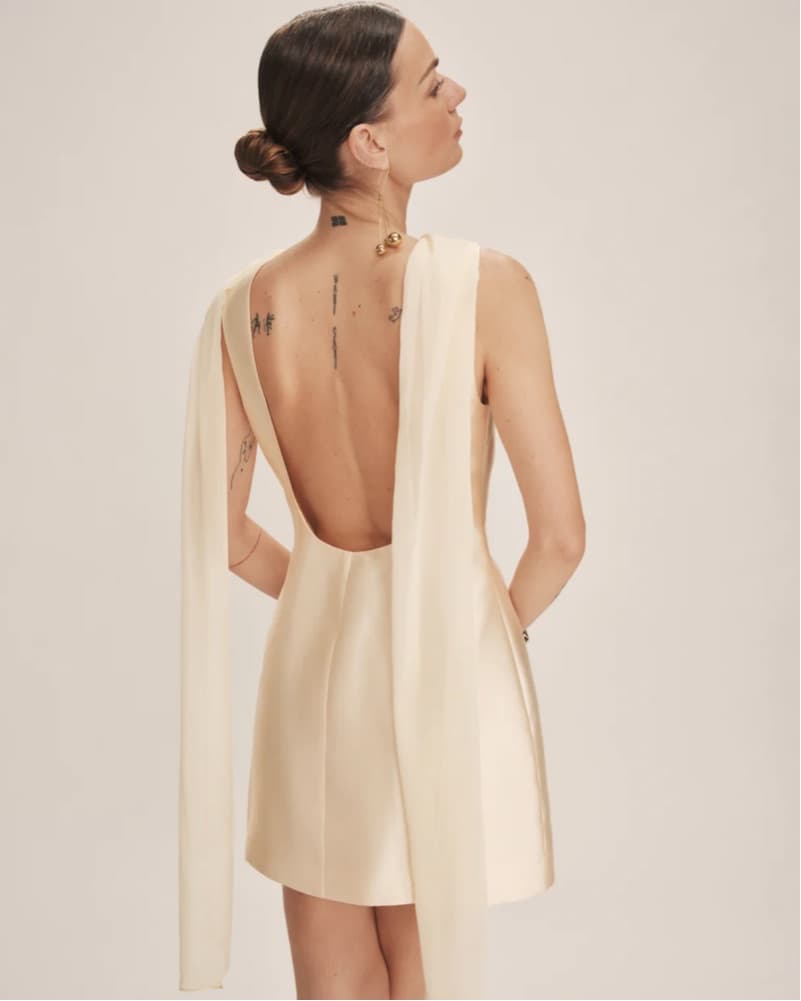 Reformation Ecru Dress - Image 1
