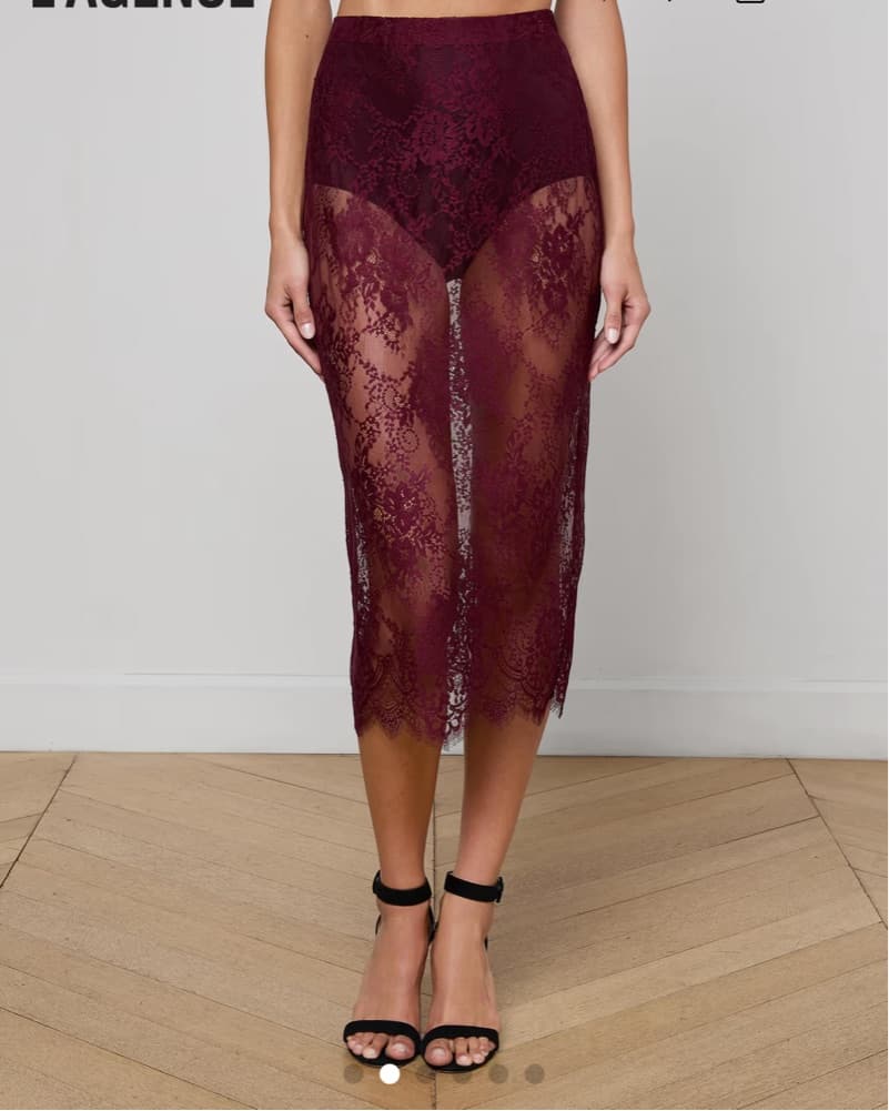 L’agence Lace Skirt Set  - Image 4