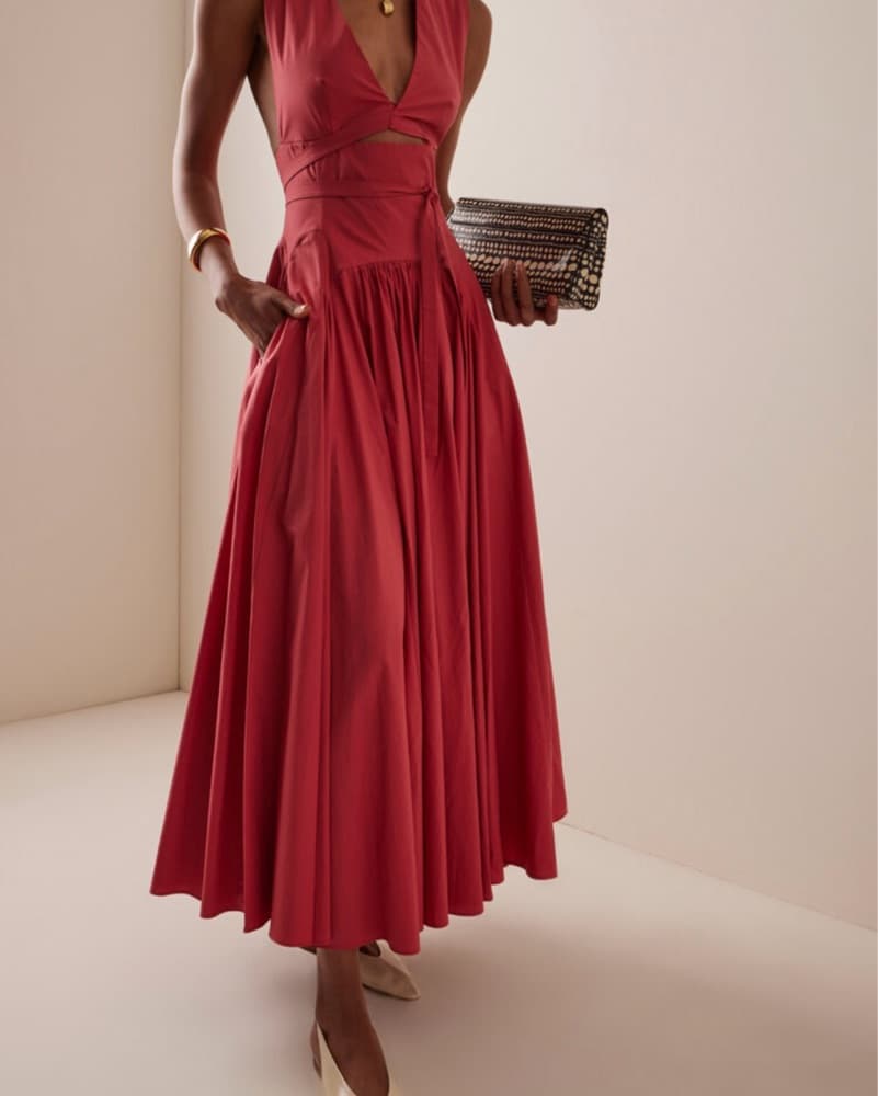 Another Tomorrow cutout Dress  - Image 2