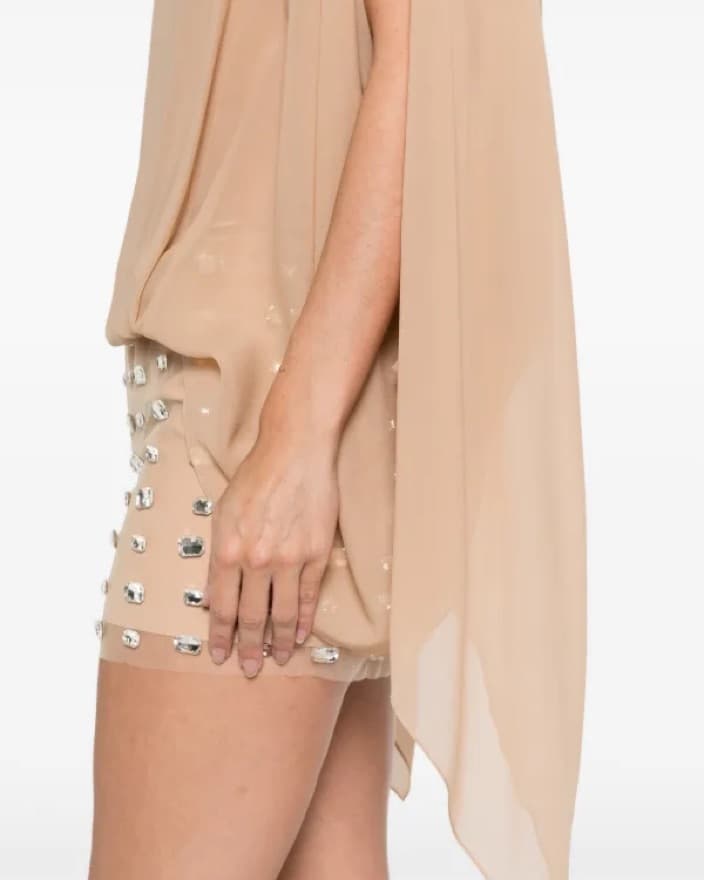  Nué Studio Draped Cape Dress - Image 3