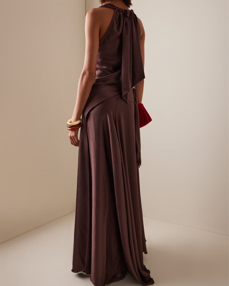 SIEDRÉS Nestra Draped Devoré chiffon  - Image 4