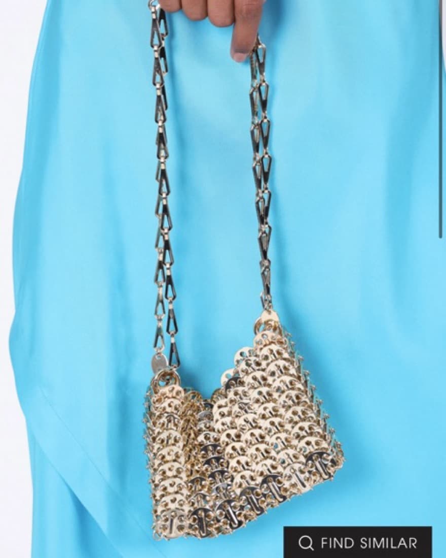 Paco Rabanne Gold Bag - Image 2