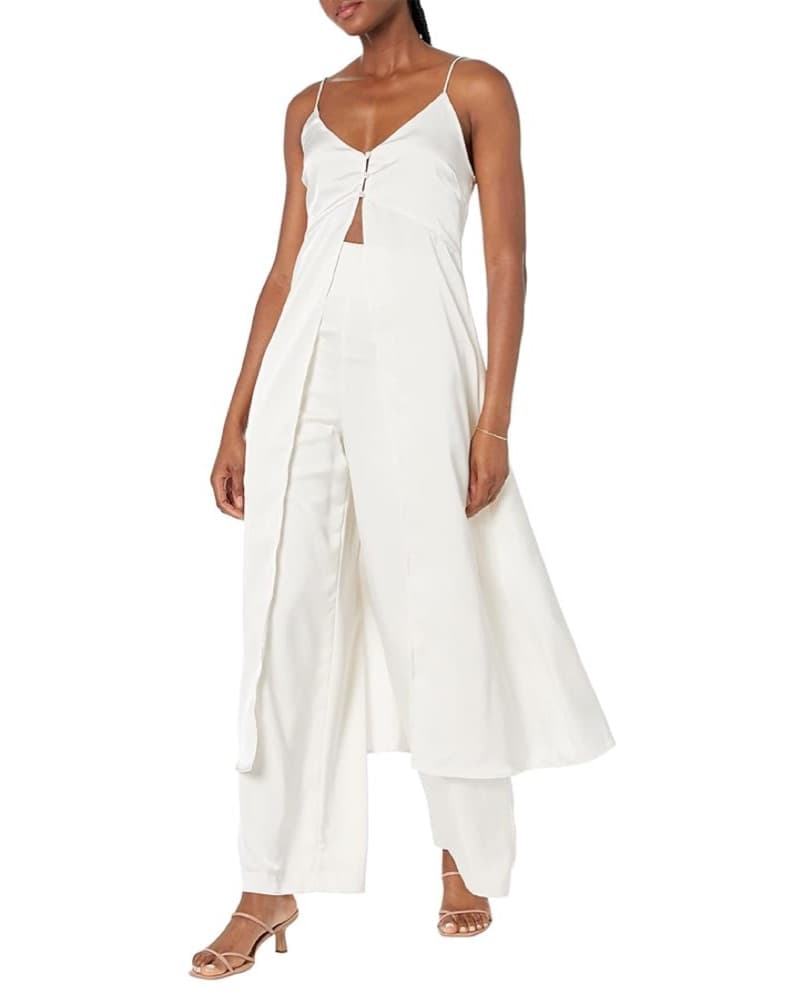 Line & Dot Silk Pant Set - Image 3