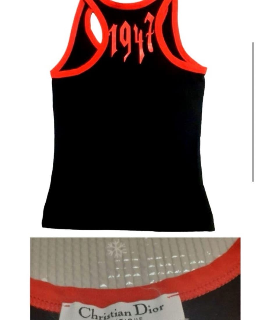 Dior Vintage Gothic Tank - Image 2