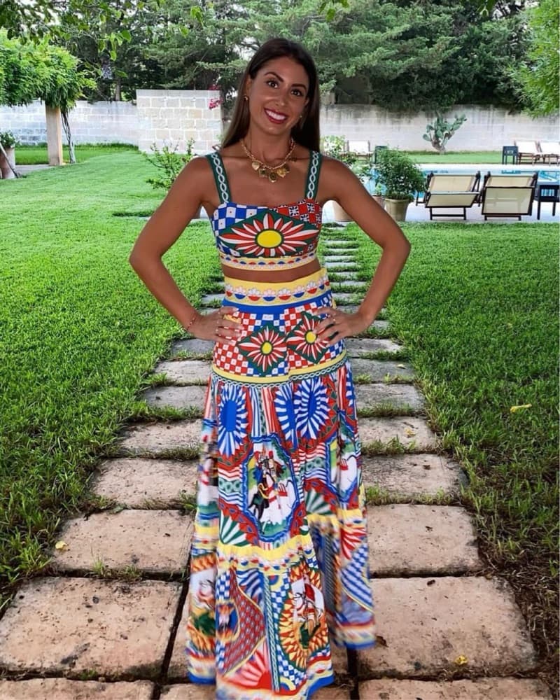 Dolce & Gabanna Inspired Two Piece Set - Image 1