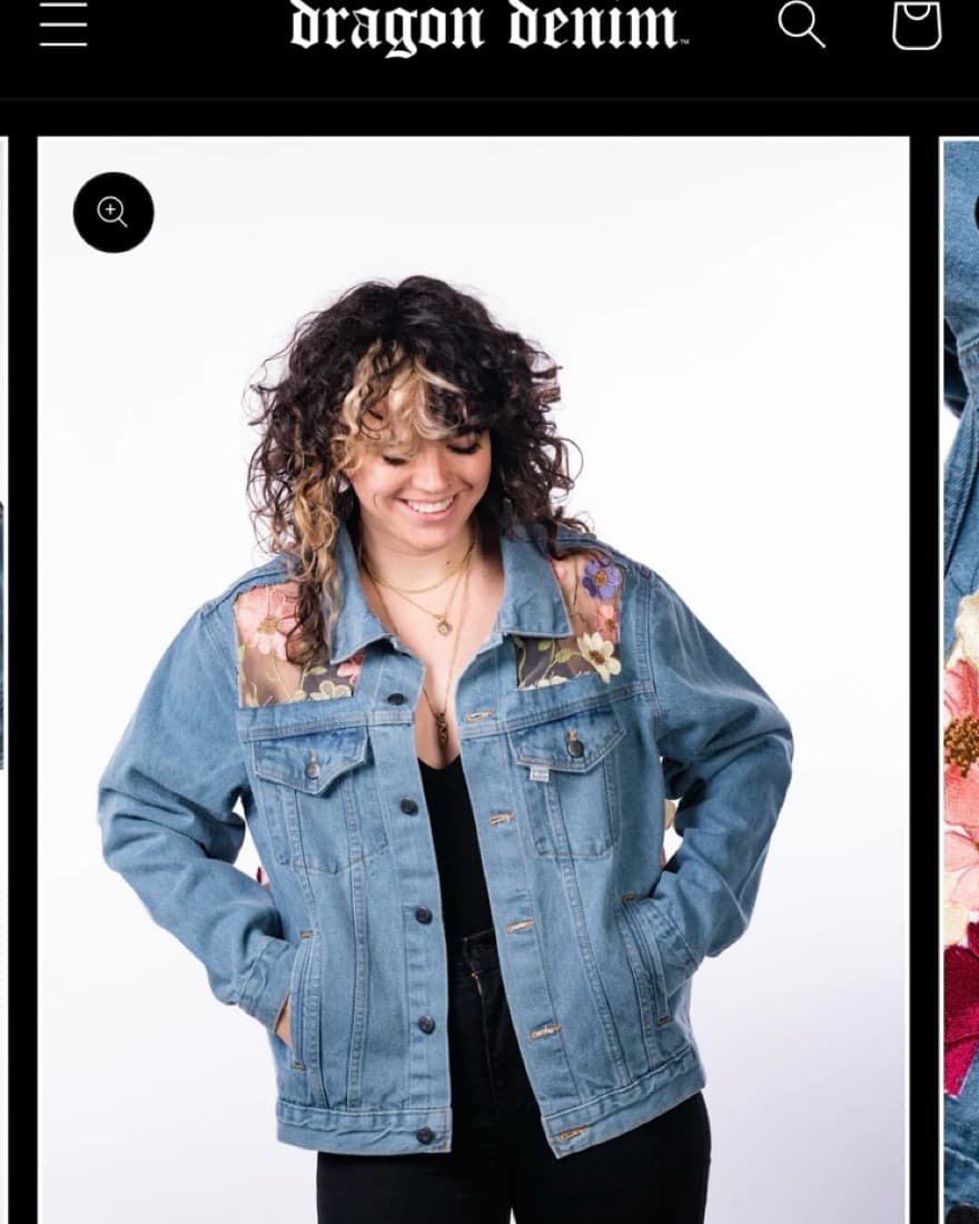 Dragon Denim Paradise Jacket - Image 1