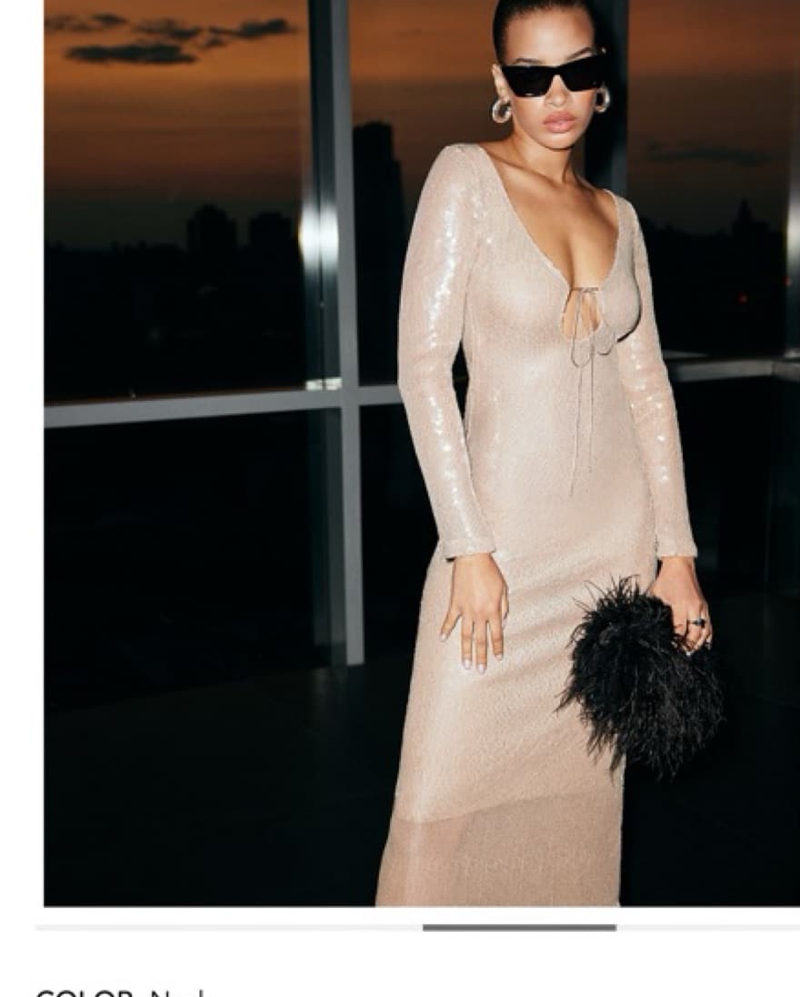 Bardot Verona Sequin Maxi dress - Image 3