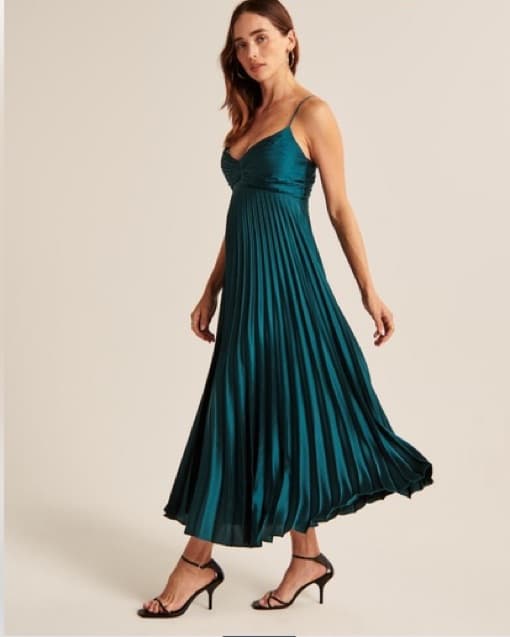Abercrombie Pleated Maxi Dress - Image 4