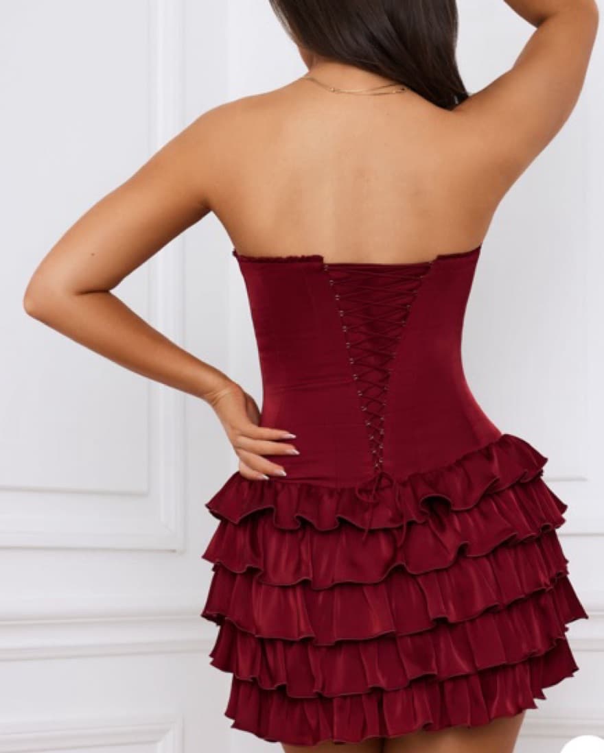 Juliet Ruffled Mini Dress - Oh Polly - Image 4