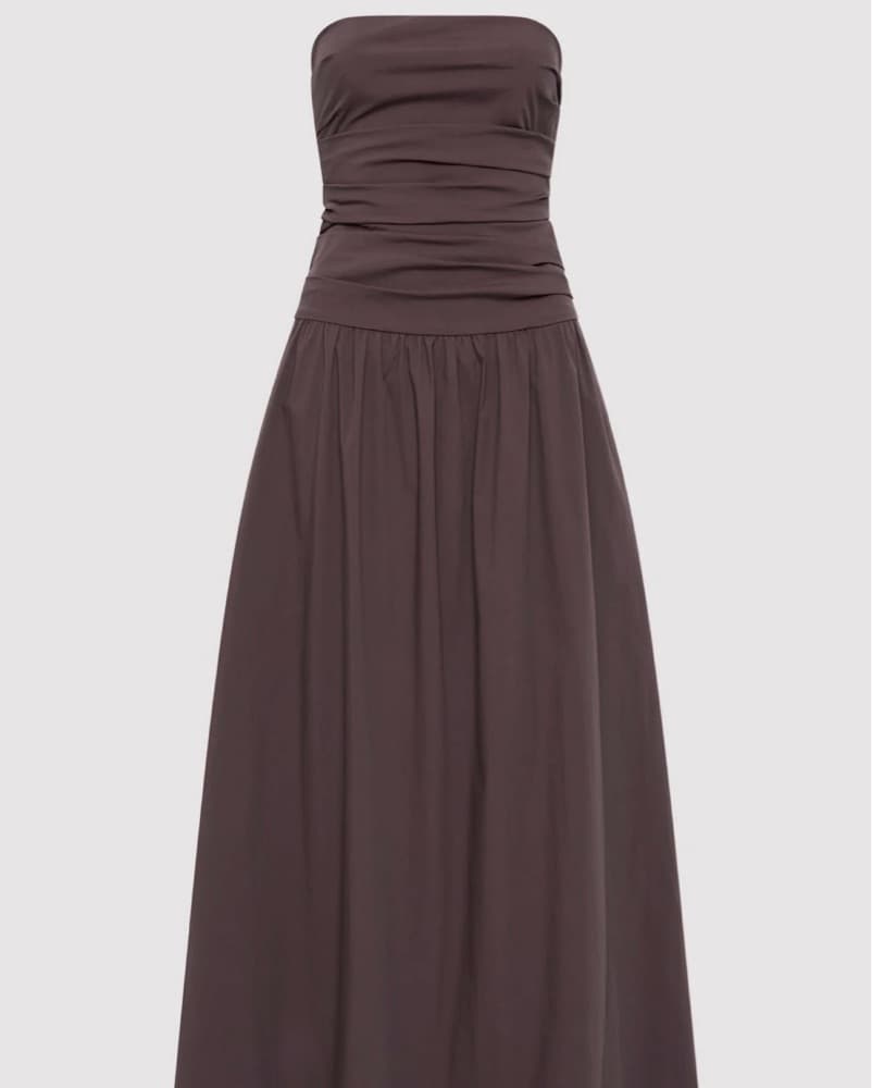 St. Agni Strapless Tie Back Dress - Image 4